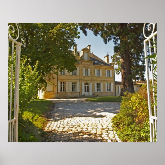 Chateau Cos Labory in Saint St Estephe, in Rohform Poster (Vorne)