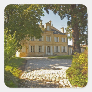 Chateau Cos Labory in Saint St Estephe, kunstvoll Quadratischer Aufkleber
