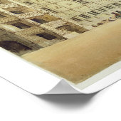 Chateau de Blois (g/c auf Papier) Poster (Ecke)