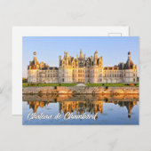 Chateau de Chambord, Chambord, France Postkarte (Vorne/Hinten)