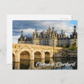 Chateau de Chambord, Chambord, France Postkarte (Vorne/Hinten)