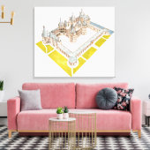 Chateau de Chambord Chambord Loir-et-Cher Leinwanddruck (Insitu (Wohnzimmer))