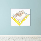 Chateau de Chambord Chambord Loir-et-Cher Leinwanddruck (Insitu (Holzboden))