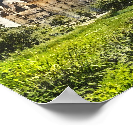 Chateau de Chambord, Frankreich. Poster (Ecke)