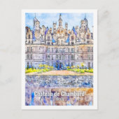 Chateau de Chambord Frankreich Postkarte (Vorderseite)