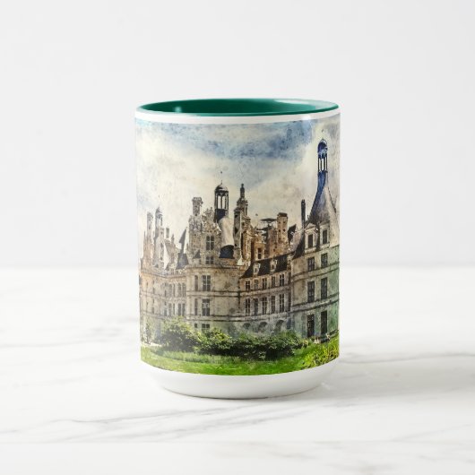 Chateau de Chambord, Frankreich. Tasse (Zentrum)