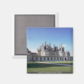 Chateau de Chambord, Loire, Frankreich Magnet (Vorderseite/Rückseite)