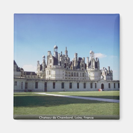 Chateau de Chambord, Loire, Frankreich Magnet (Vorne)
