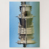 Chateau de Chantilly mit Reflektion im See Puzzle (Vertikal)