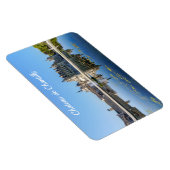 Chateau de Chantilly mit Reflektion in einem Teich Magnet (Rechte Seite)