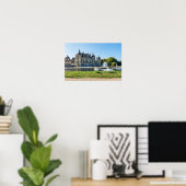 Chateau de Chantilly, Springbrunnen und zwei Schwä Poster (Heimbüro)