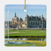 Chateau de Chantilly und Le Notre Garden - Frankre Keramikornament (Rückseite)