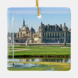 Chateau de Chantilly und Le Notre Garden - Frankre Keramikornament