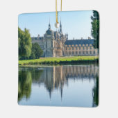 Chateau de Chantilly und Reflexion im Teich Keramikornament (Links)