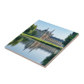 Chateau de Chantilly und Reflexion in einem Teich Fliese (Seite)