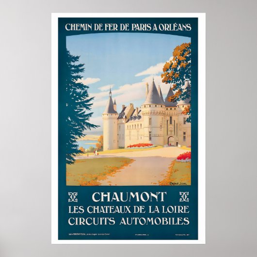Chateau de Chaumont Chateaux of the Loire Valley Poster (Vorne)