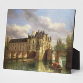Chateau de Chenonceau, 1843 (Öl auf Leinwand) Fotoplatte (Seite)