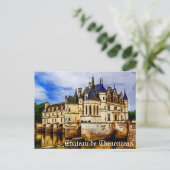 Chateau de Chenonceau Frankreich. Postkarte (Stehend Vorderseite)