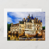 Chateau de Chenonceau Frankreich. Postkarte (Vorne/Hinten)