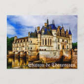 Chateau de Chenonceau Frankreich. Postkarte (Vorderseite)