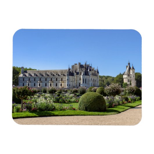 Chateau de Chenonceau im Loire-Tal - Frankreich Magnet (Horizontal)