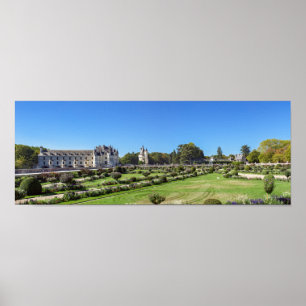 Chateau de Chenonceau im Loire-Tal - Frankreich Poster