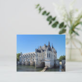 Chateau de Chenonceau im Loire-Tal - Frankreich Postkarte (Stehend Vorderseite)