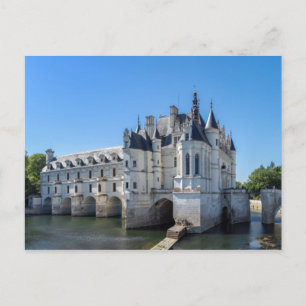 Chateau de Chenonceau im Loire-Tal - Frankreich Postkarte