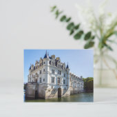 Chateau de Chenonceau im Loire-Tal - Frankreich Postkarte (Stehend Vorderseite)