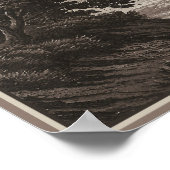 Chateau de Chillon, Genfersee, Schweiz Poster (Ecke)