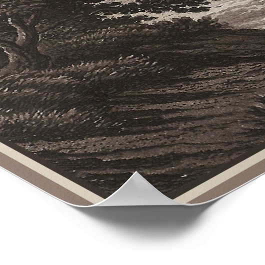 Chateau de Chillon, Genfersee, Schweiz Poster (Ecke)