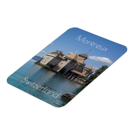 Chateau de Chillon in Montreux, Schweiz Magnet (Linke Seite)
