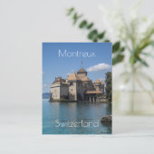 Chateau de Chillon in Montreux, Schweiz Postkarte (Stehend Vorderseite)