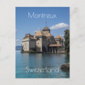 Chateau de Chillon in Montreux, Schweiz Postkarte (Vorderseite)