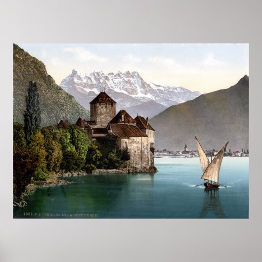 Château de Chillon Poster (Vorne)