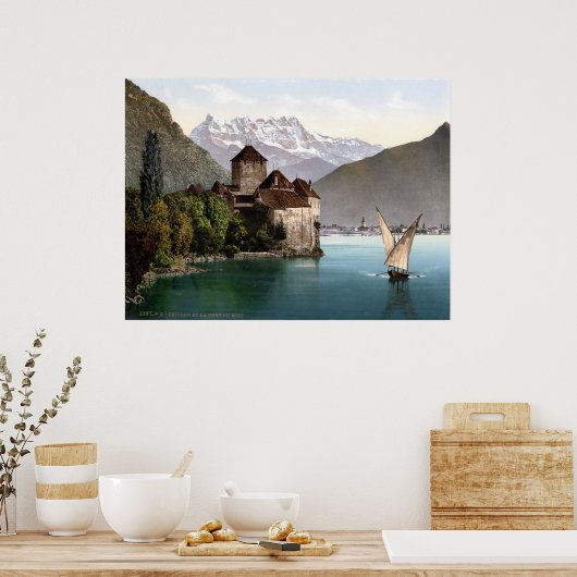 Château de Chillon Poster (Küche)