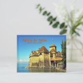 Château de Chillon Postkarte (Stehend Vorderseite)