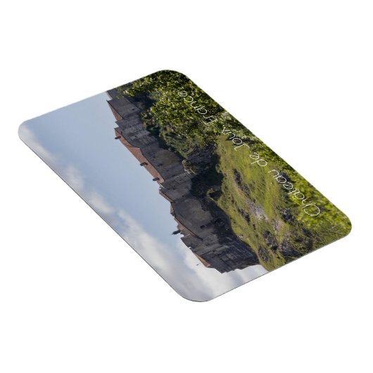 Château de Joux, Doubs, Frankreich Magnet (Rechte Seite)