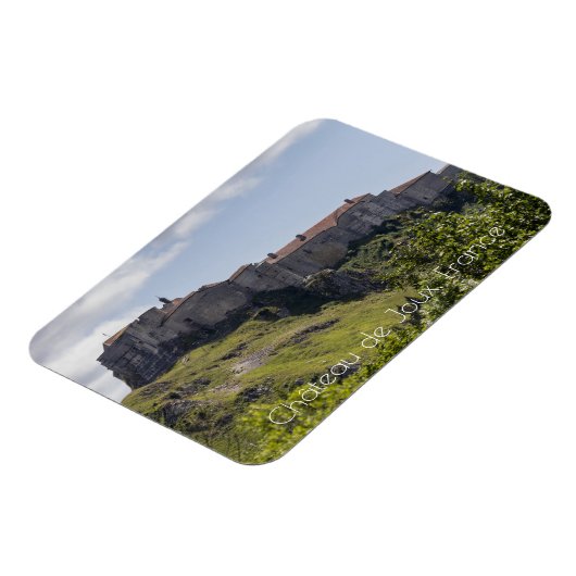 Château de Joux, Doubs, Frankreich Magnet (Linke Seite)
