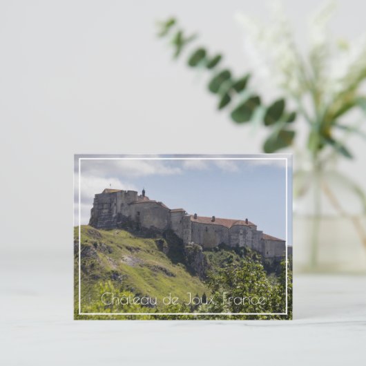 Château de Joux, Doubs, Frankreich Postkarte (Stehend Vorderseite)