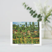 Chateau de Medan von Paul Cezanne Postkarte (Stehend Vorderseite)