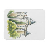 Chateau de Mercues, Frankreich Magnet (Horizontal)