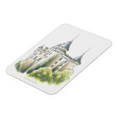 Chateau de Mercues, Frankreich Magnet (Linke Seite)