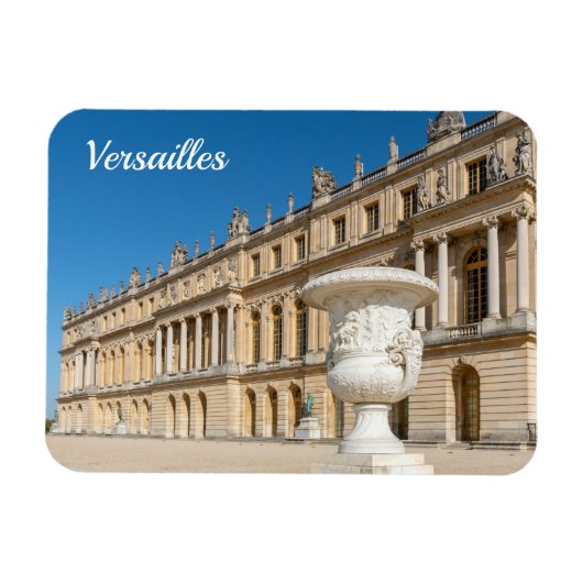 Chateau de Versailles Fassade - Frankreich Magnet (Horizontal)