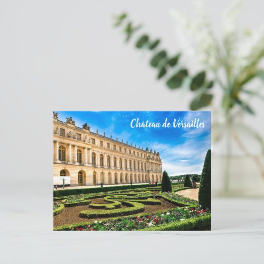 Château de Versailles Postkarte (Stehend Vorderseite)