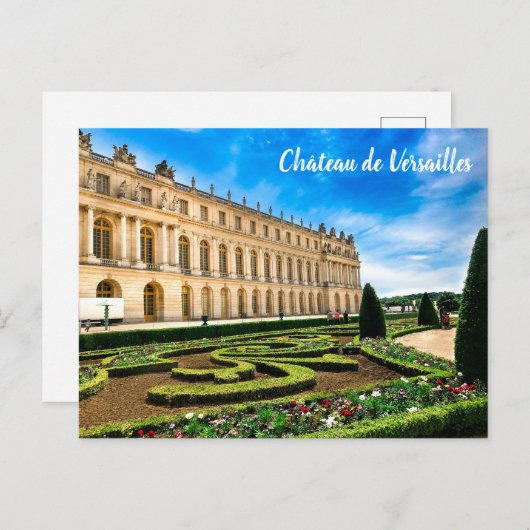 Château de Versailles Postkarte (Vorne/Hinten)