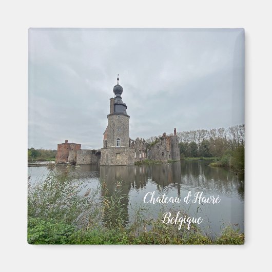 Château d'Havré in Belgien Magnet (Vorne)