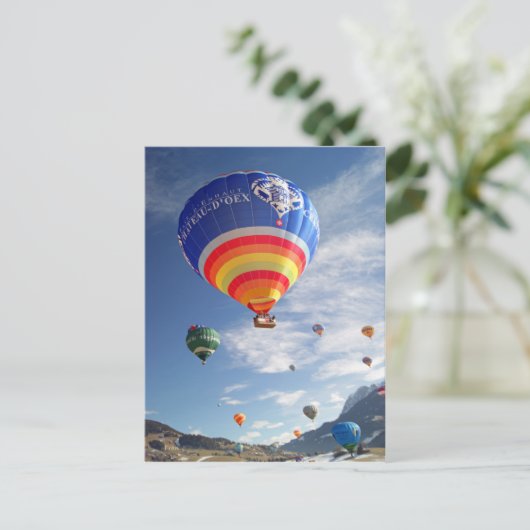 Château d'Oex Postkarte (Stehend Vorderseite)