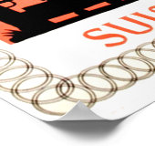 Château d'Oex, Schweiz, Vintage Poster (Ecke)