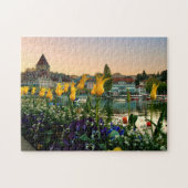 Chateau d'Ouchy, Lausanne, Schweiz Puzzle (Horizontal)